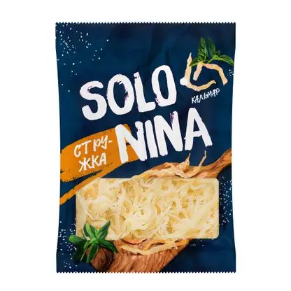 Кальмар сушено-вяленый стружка Solo Nina 40г