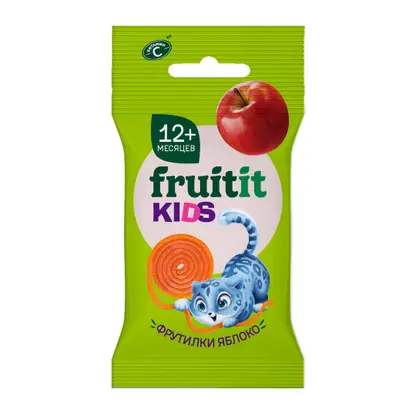 Пастилки яблочные Fruit it Kids 15г