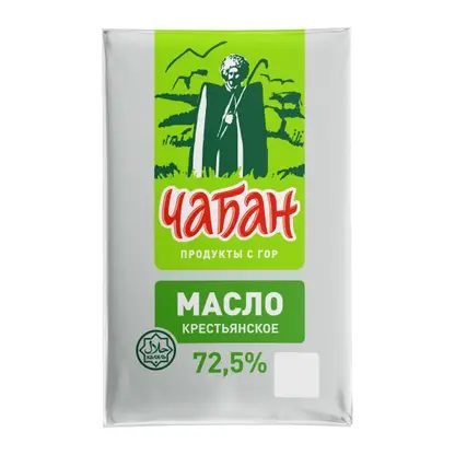 Масло сливочное Чабан 72.5% 160г