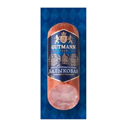 Колбаса Балыковая полукопченая Gutmann 280г