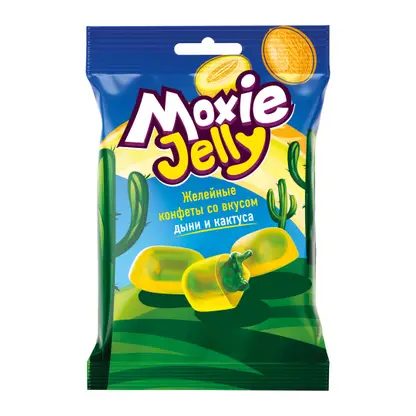 Желейные конфеты со вкусом дыни и кактуса Moxie Jelly 180г