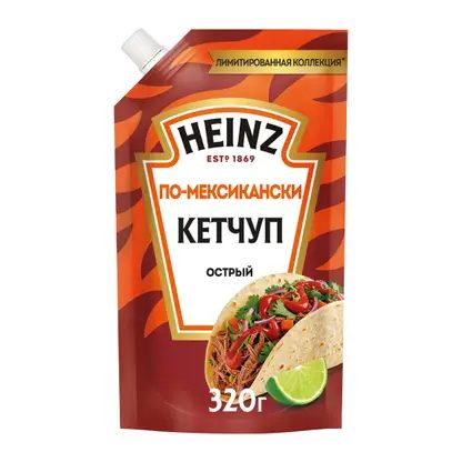 Томатный кетчуп по-мексикански острый Heinz 320г