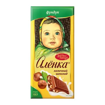 Молочный шоколад с фундуком Алёнка 150г