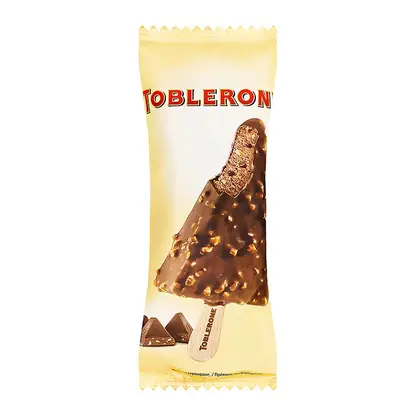 Мороженое Эскимо Нуга-миндаль-мед в молочном шоколаде Toblerone 65г