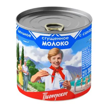 Сгущённое молоко цельное Пионерское Гастроном 8.5% 380г