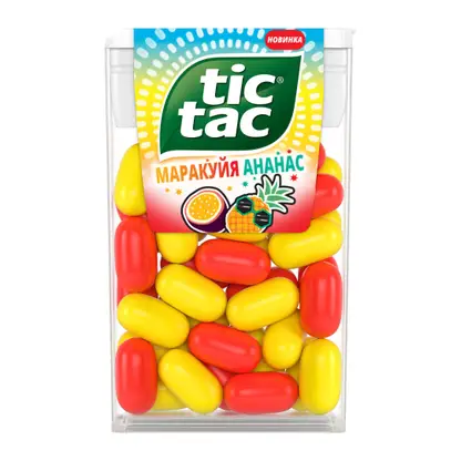 Драже со вкусом маракуйи и ананаса Tic Tac 16г