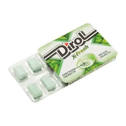 Жевательная резинка X-Fresh мятная свежесть без сахара Dirol 16г