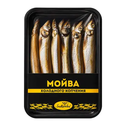 Мойва холодного копчения неразделанная Главрыба 150г