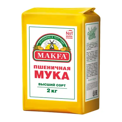Мука Makfa Пшеничная 2кг