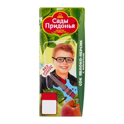 Сок Сады Придонья Яблоко-персик 200мл